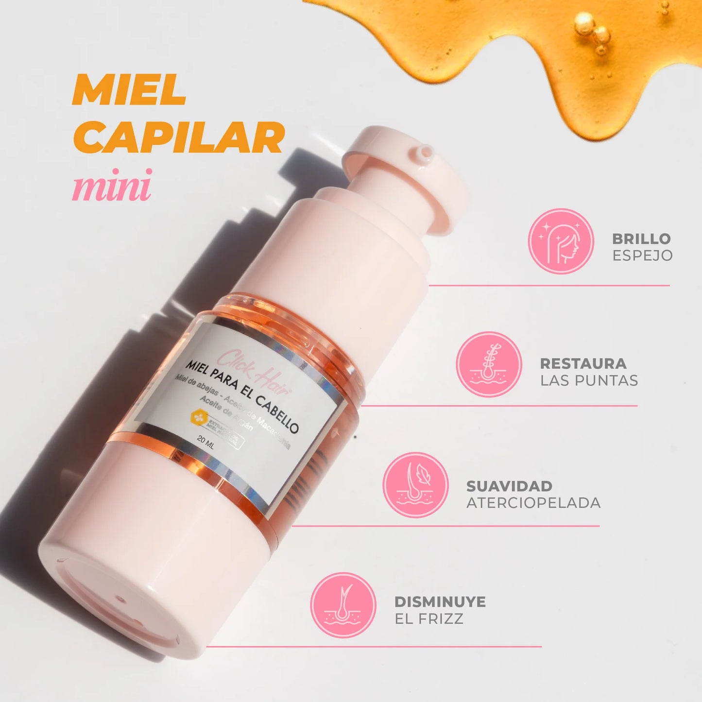 MIEL CAPILAR CON ARGÁN CLICK