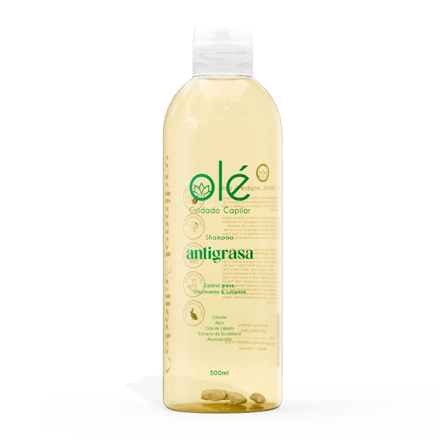 SHAMPOO CAPILAR CEBOLLA Y JENGIBRE