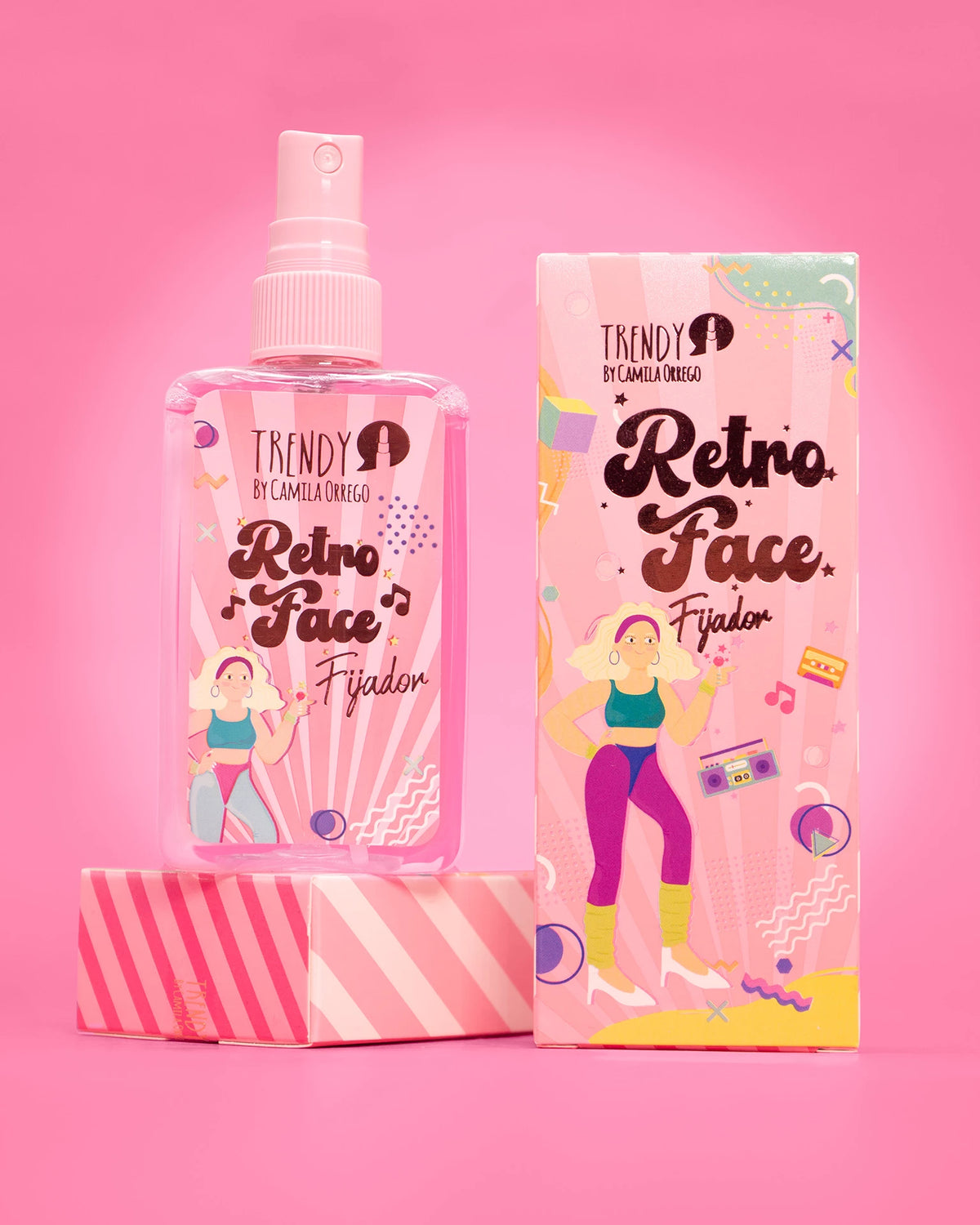 FIJADOR DE MAQUILLAJE RETRO FACE TRENDY