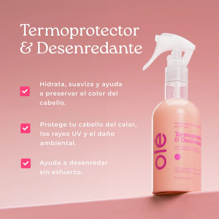 TERMOPROTECTOR Y DENSENREDANTE CAPILAR ACEITE ACAI