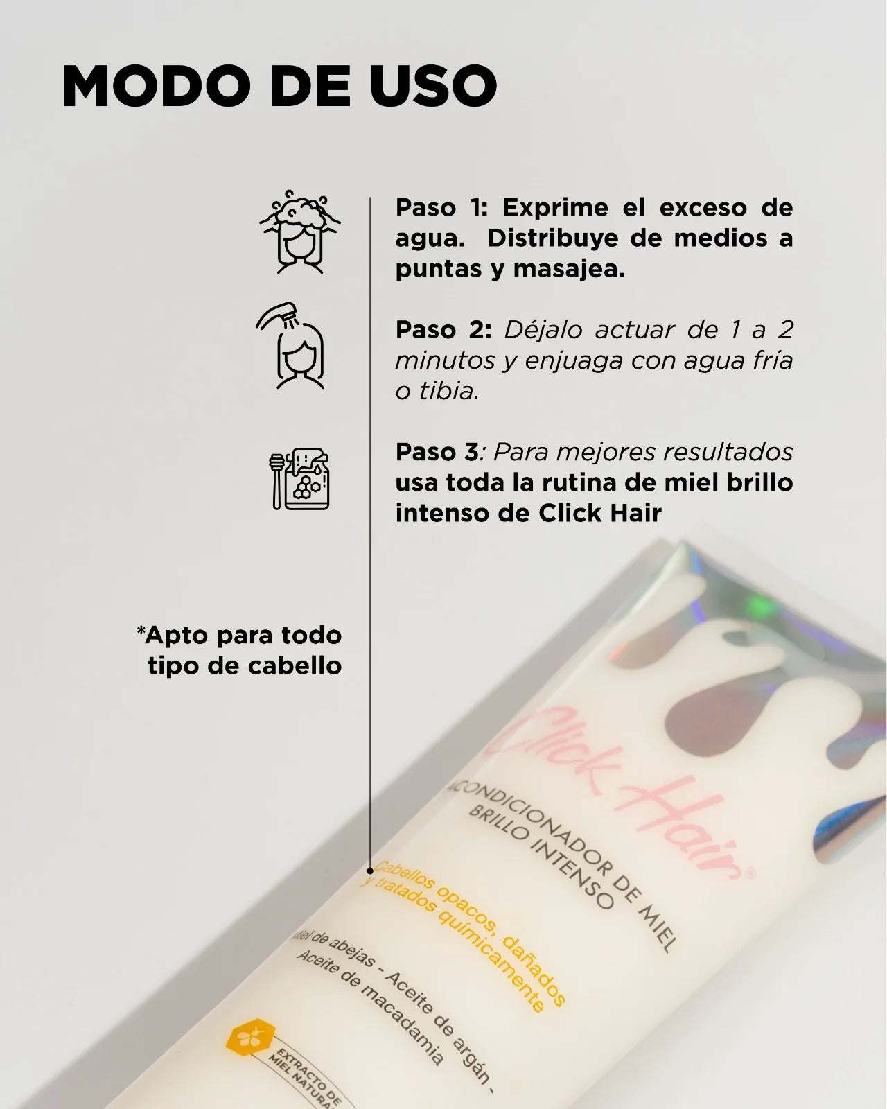 ACONDICIONADOR DE MIEL CLICK