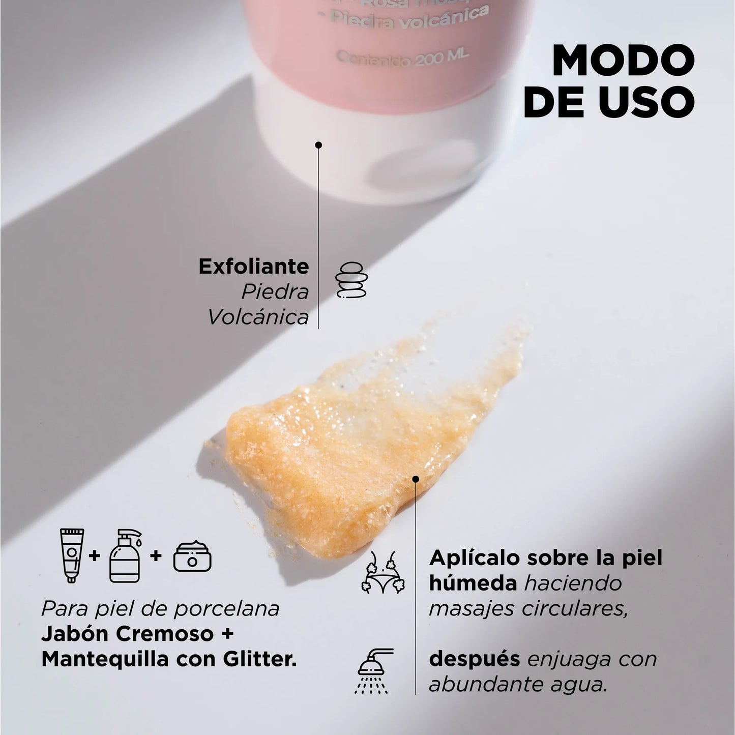 EXFOLIANTE CORPORAL DE ROSAS CLICK